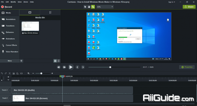 how to edit in camtasia